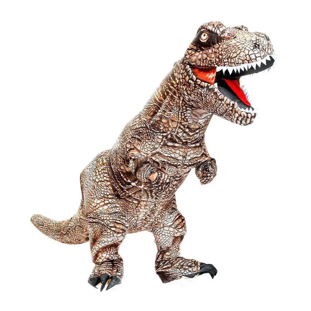 ชุดไดโนเสาร์ทีเร็กซ์เป่าลมสำหร - Inflatable Dinosaur Costume Adult บทวิจารณ์และราคา