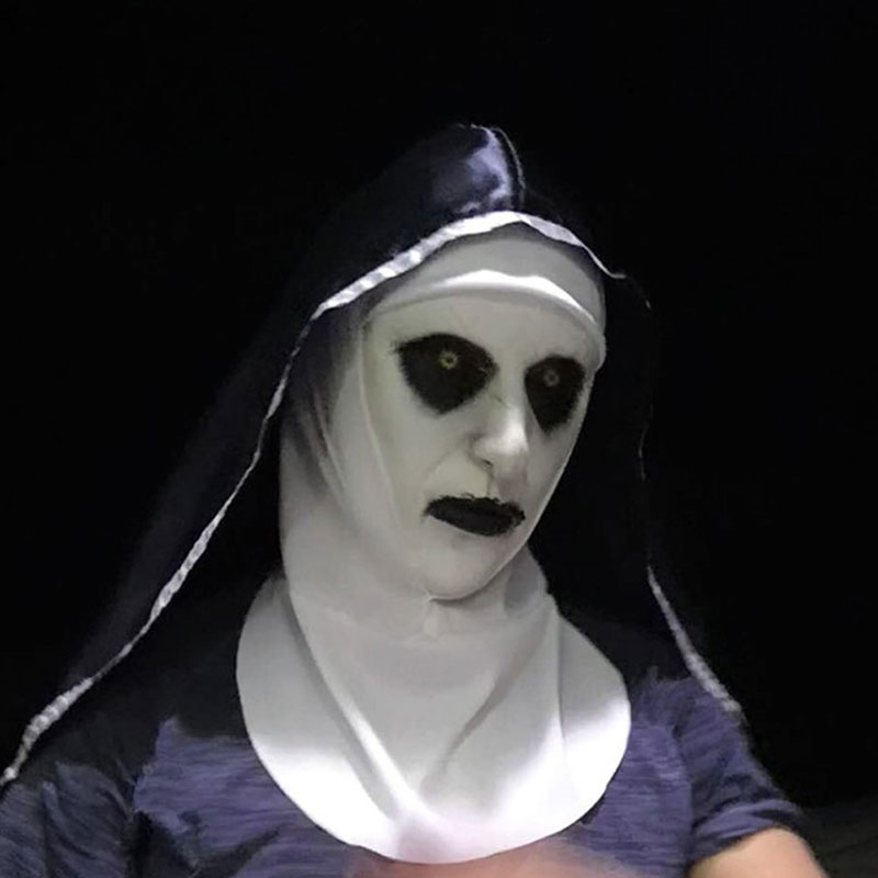 หน้ากากยางลาเท็กซ์แม่ชีสยองขวั - Led Purge Mask Halloween บทวิจารณ์และราคา