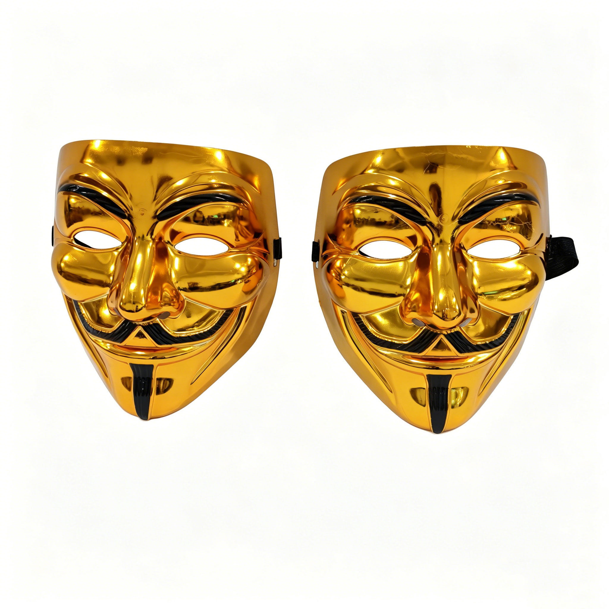 2 ชิ้น ชุดหน้ากากเต็มหน้าสีทอง - Led Purge Mask Halloween บทวิจารณ์และราคา