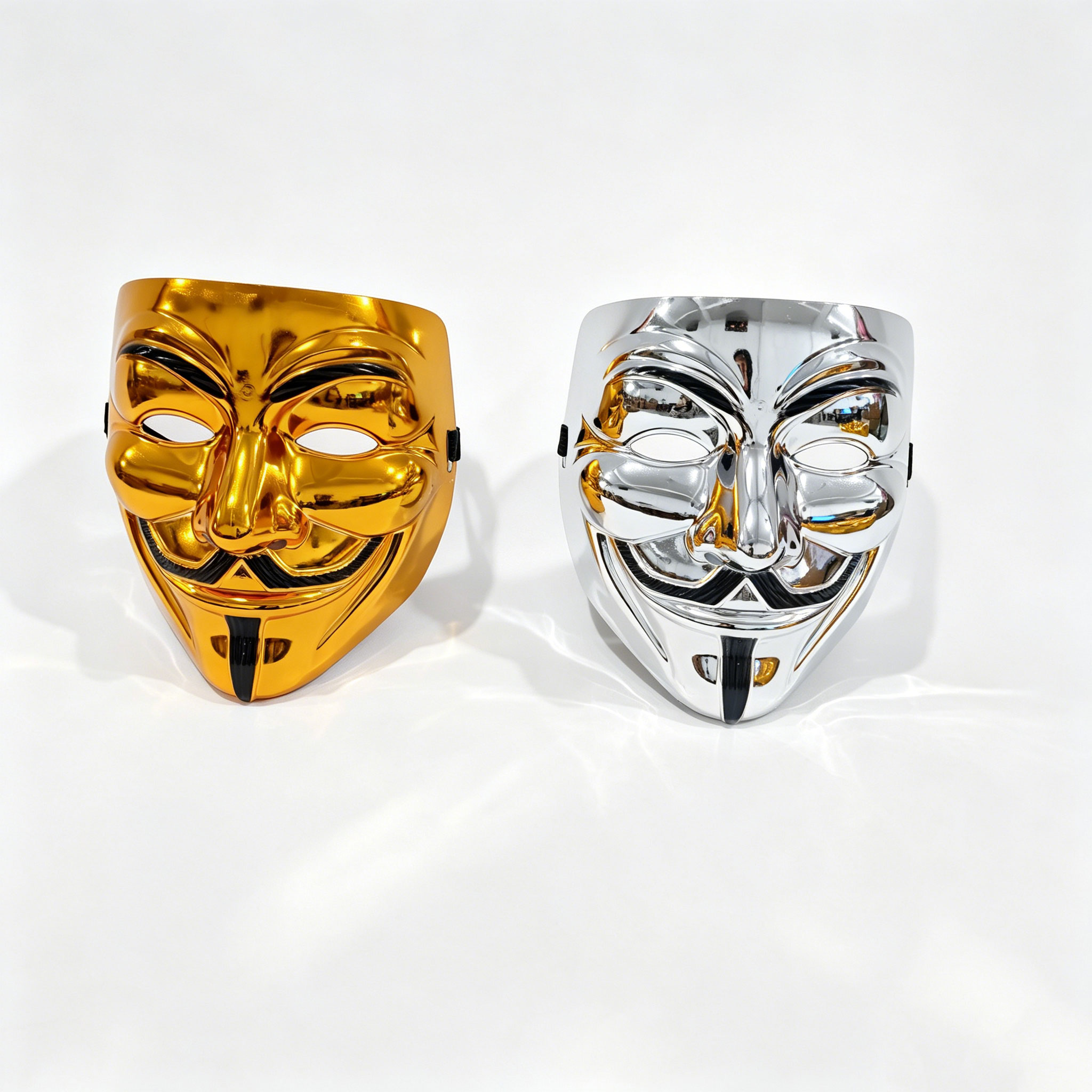 2 ชิ้น ชุดหน้ากากเต็มหน้าสีทอง - Led Purge Mask Halloween บทวิจารณ์และราคา