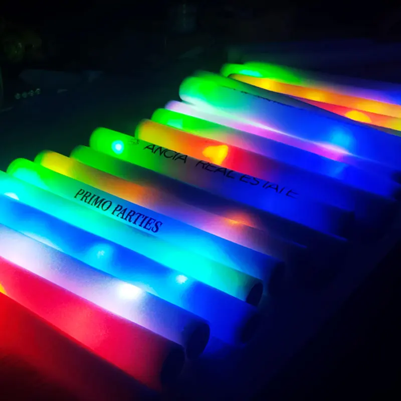 แท่งไฟ LED แบบกำหนดเอง แท่งโฟม - Flashing Led Foam Sticks Party บทวิจารณ์และราคา