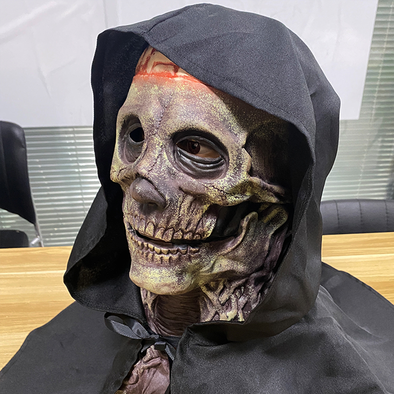 น่าขนลุกสมองโครงกระดูกหน้ากากก - Led Purge Mask Halloween บทวิจารณ์และราคา