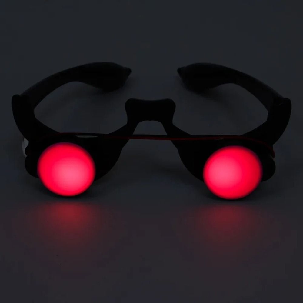 แว่นตา LED ABS ตาแดง แว่นตาสีด - Glow In The Dark Party Glasses บทวิจารณ์และราคา