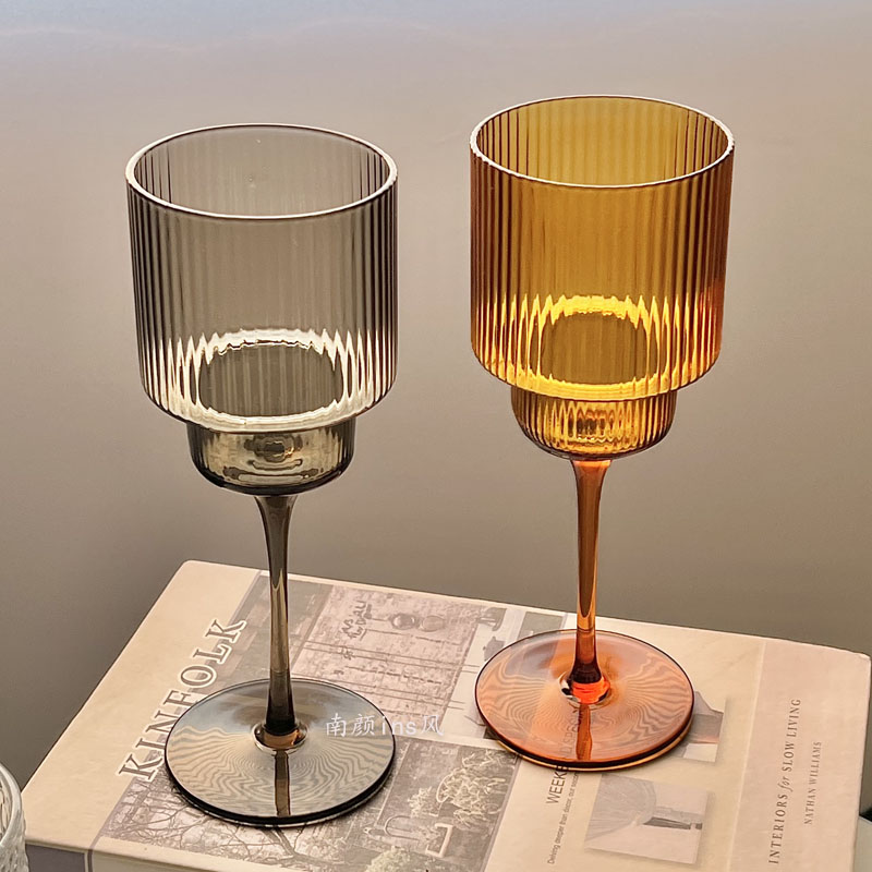 350ml สี Nordic Stripe Goblet  - Glow In The Dark Party Glasses บทวิจารณ์และราคา